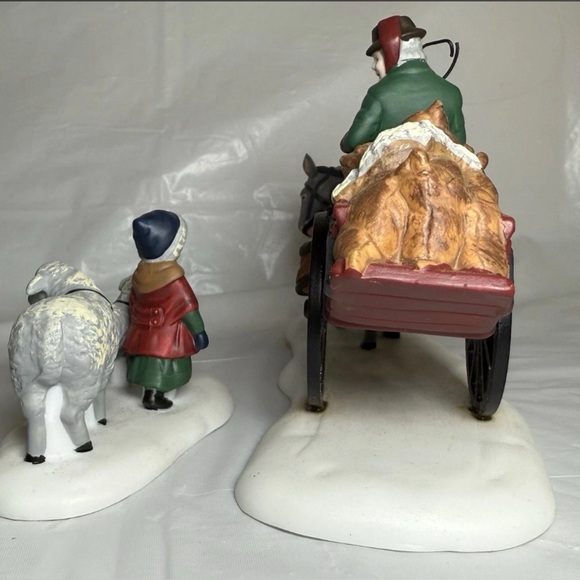 Department 56 Heritage Village Bringing Fleeces To The Mill VTG 1993 in Box - Picture 7 of 9